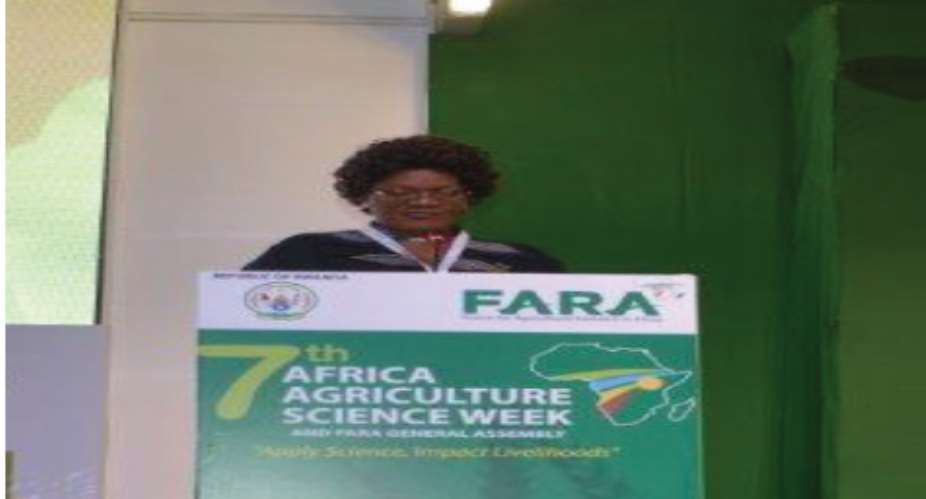 Chairperson of FARA, Dr. Charity Kruger