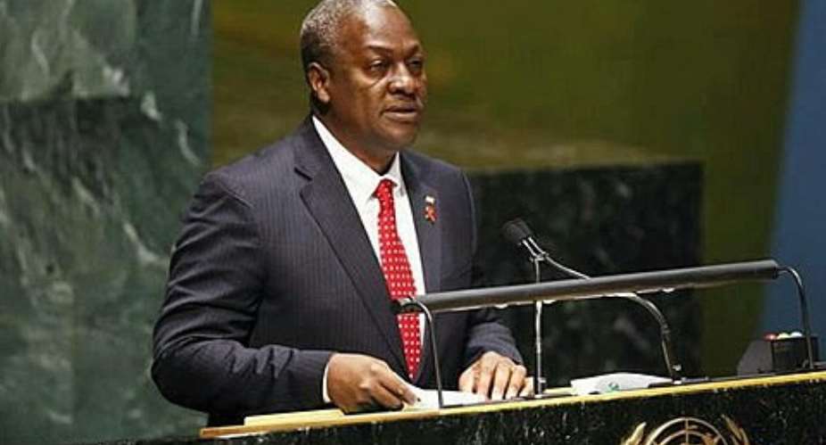 Ebola to dominate President Mahama's UN address today