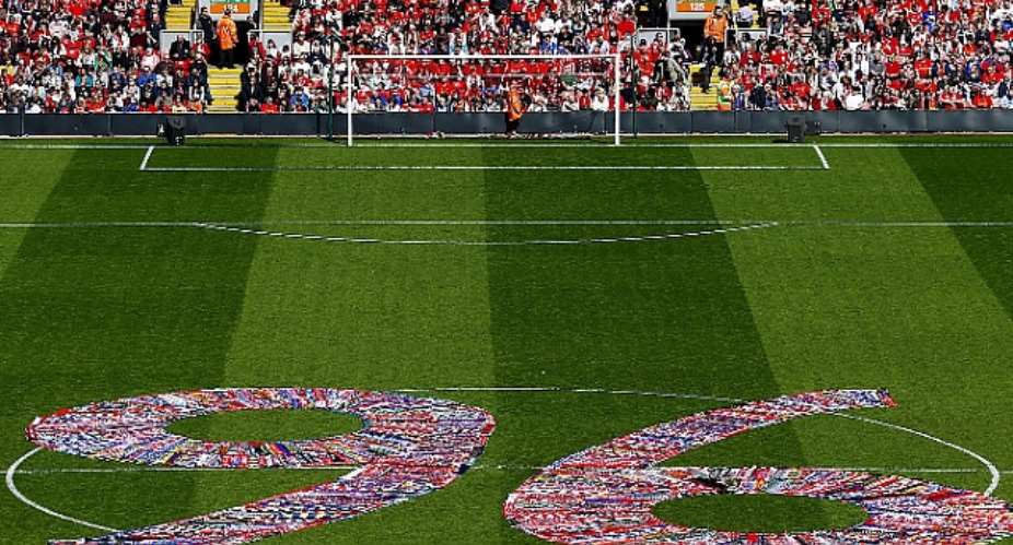 Anfield pays tribute to 96