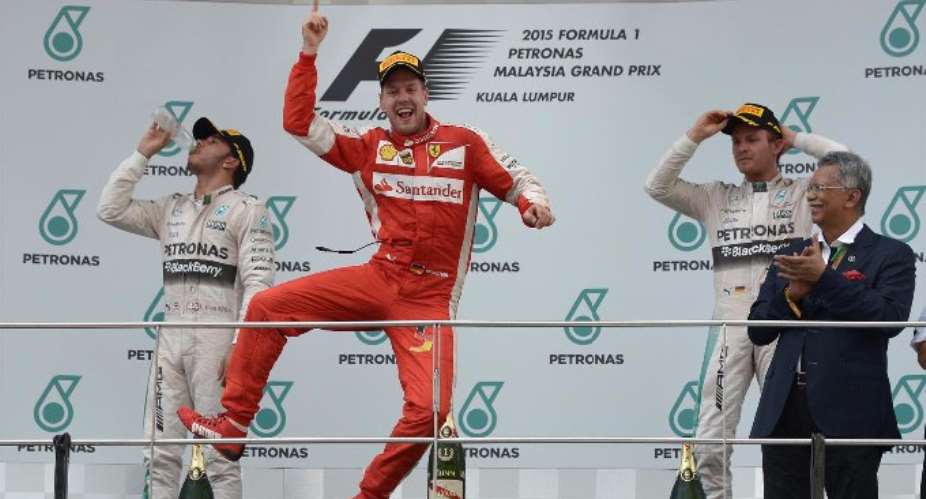 F1: Vettel wins Malaysian Grand Prix ahead of Lewis Hamilton