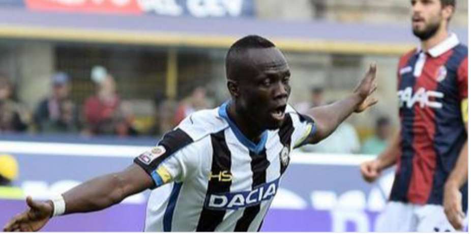 On fire: Agyemang Badu scores and assists in Udinese victory