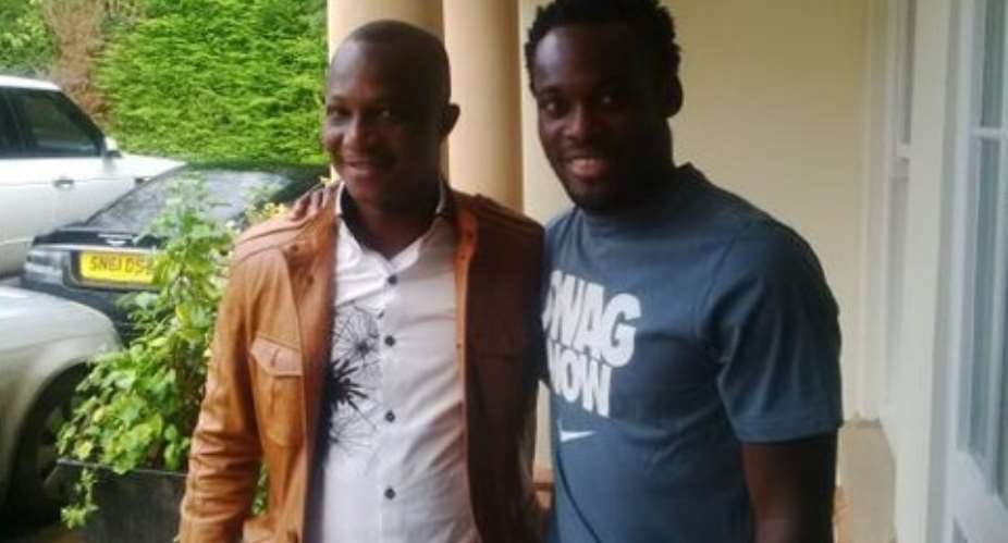 Akwasi Appiah at Michael Essiens residence in London