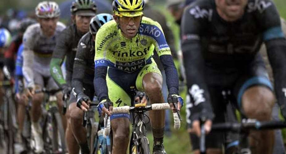 Cycling: Alberto Contador relieved after surviving cobblestones in the Tour de France