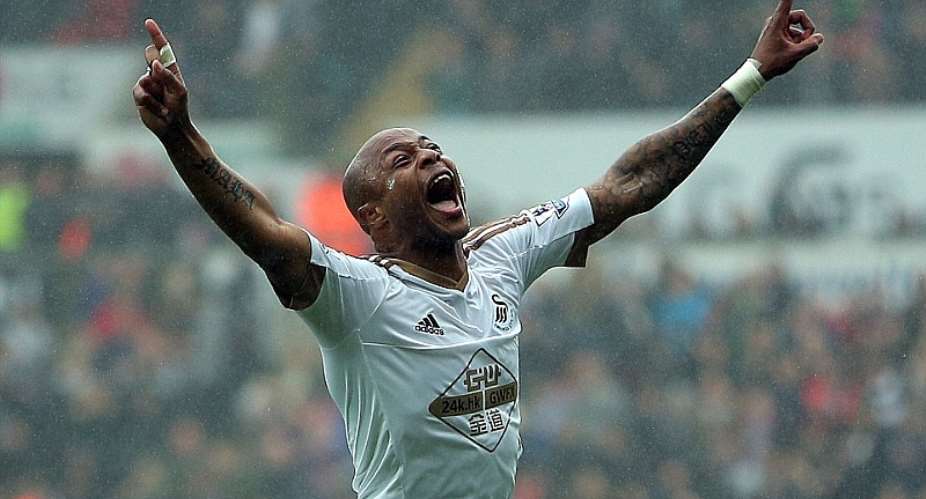 Andre Ayew teaches Liverpool a brutal lesson with a stunning double to propel Swansea to victory