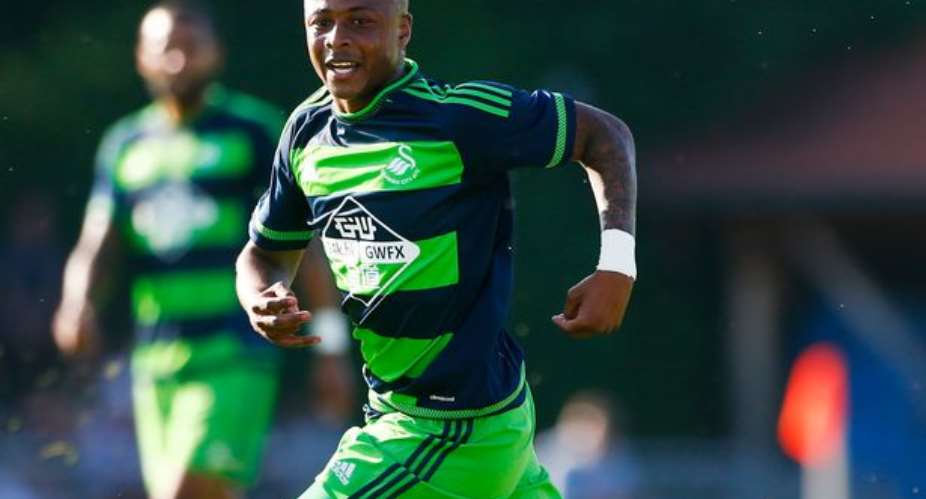 Andre Ayew scored his first Swansea goal over the weekend