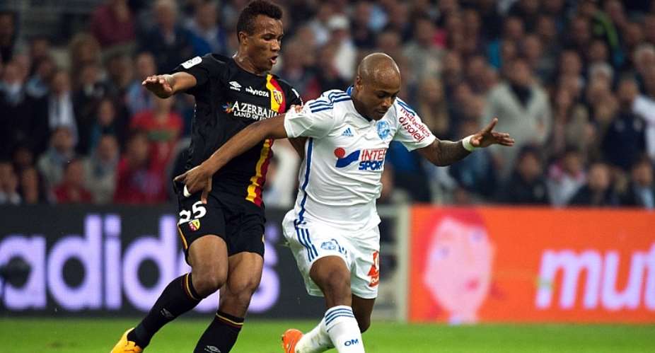 Andre Ayew will be in action for Olympique Marseille on Sunday