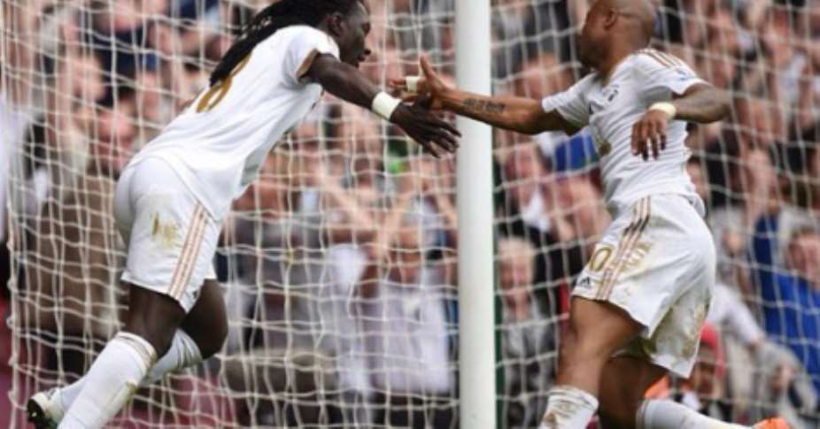 Andre Ayew: Ghanaian thanks Swansea fans and lauds Bafetimbi Gomis