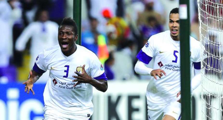Asamoah Gyan's super strike for Al Ain voted goal-of-the-week