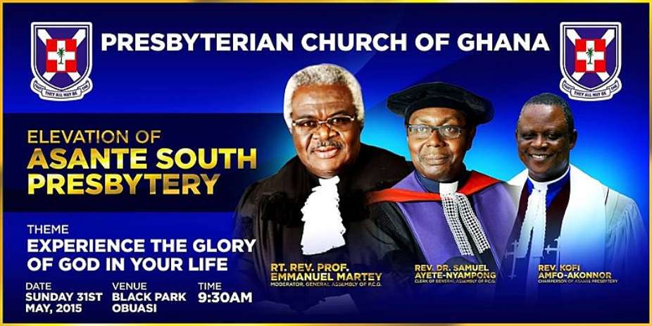 Presbyterian Church of Ghana to inaugurate Asante South Presbytery