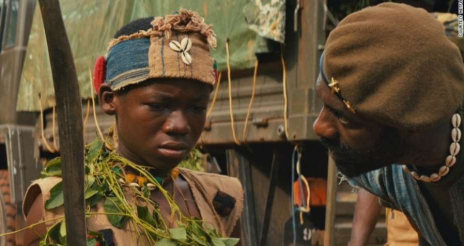 Idris Elbas giant stature scared Abraham Attah during the shooting of the movie Beasts of No Nation, the latter tells The New York Times in an interview.