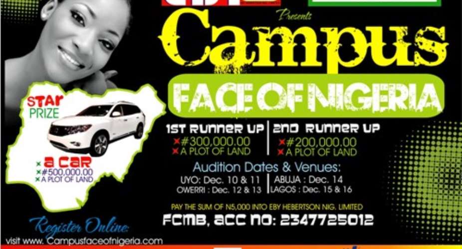 Registration Begins For Campus Face Of Nigeria