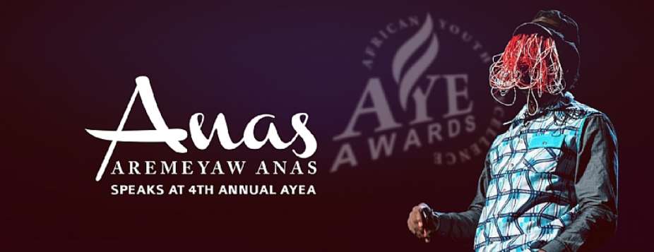 Anas To Speak At The 4th Annual African Youth Excellence Awards
