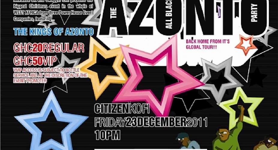 THE ALL BLACK AZONTO PARTY............UK VRS GH........23RD DECEMBER 2011