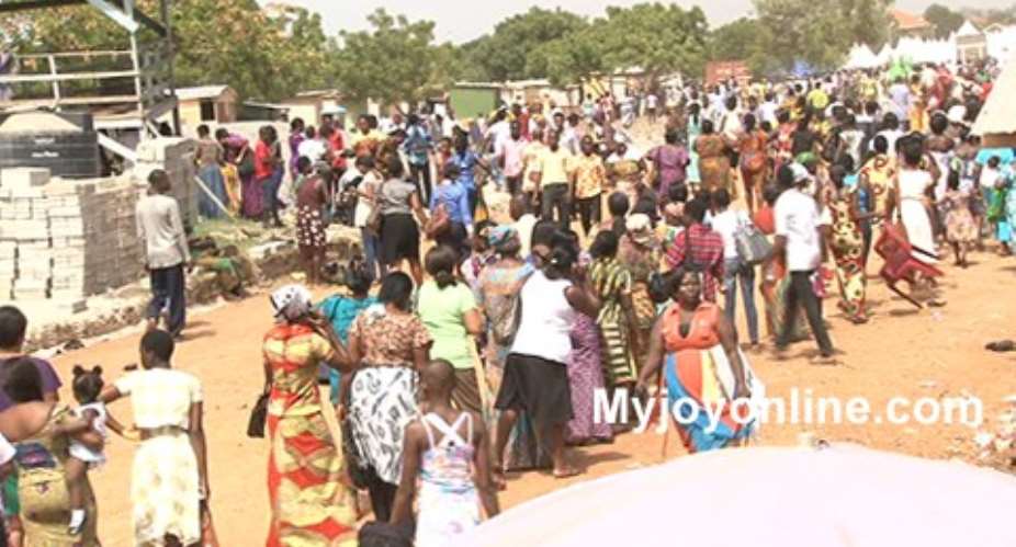 Thousands queued to see the man of God when he last visited Ghana