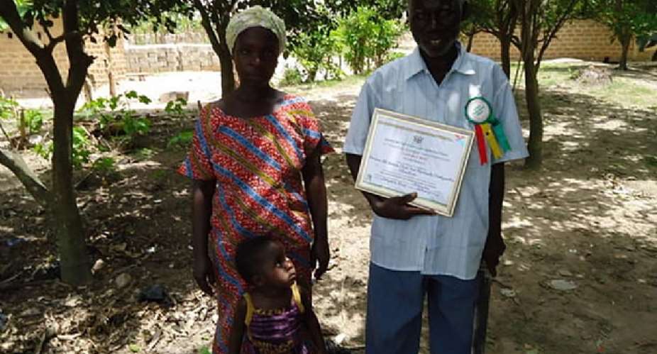 BLIND FARMER WANTS  SUPPORT  TO EXPAND FARMS