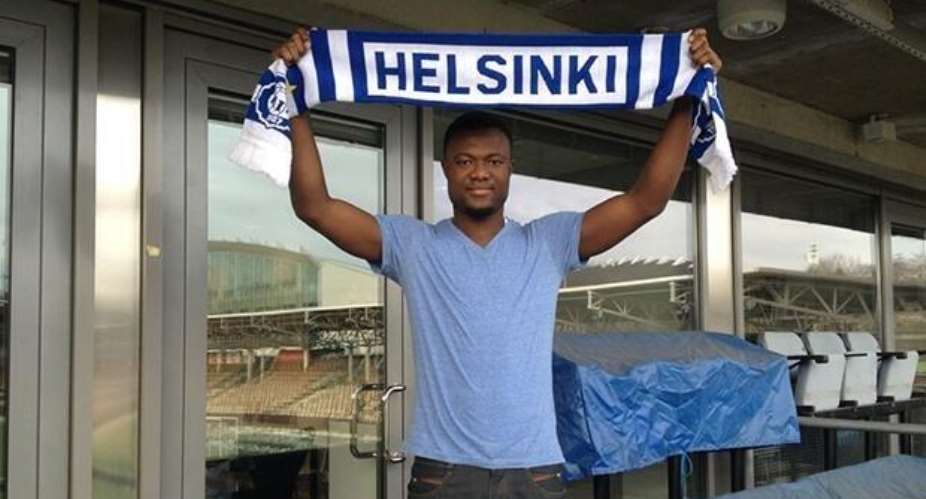 Gideon Baah signs for Finnish giant HJK