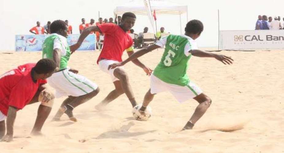 Down to the wire: It's Sunset Sports vrs Mighty Warriors for Beach Soccer title