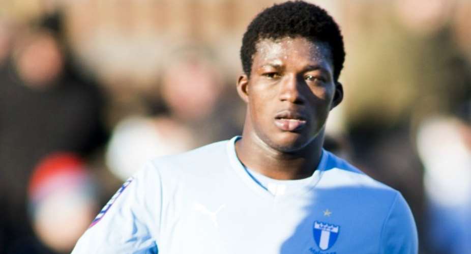 Benjamin Fadi scored his first goal in Malmo colours
