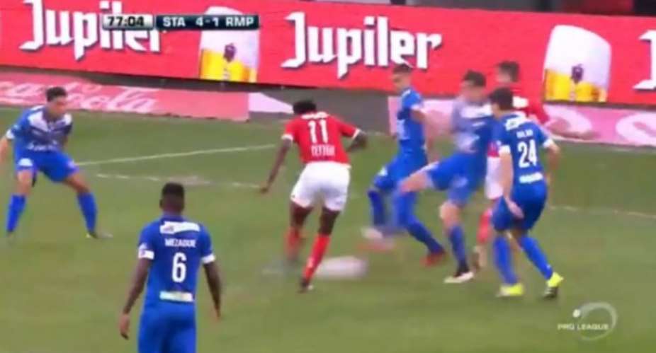 Ghana youth striker Benjamin Tetteh strikes in Standard Liege comprehensive victory