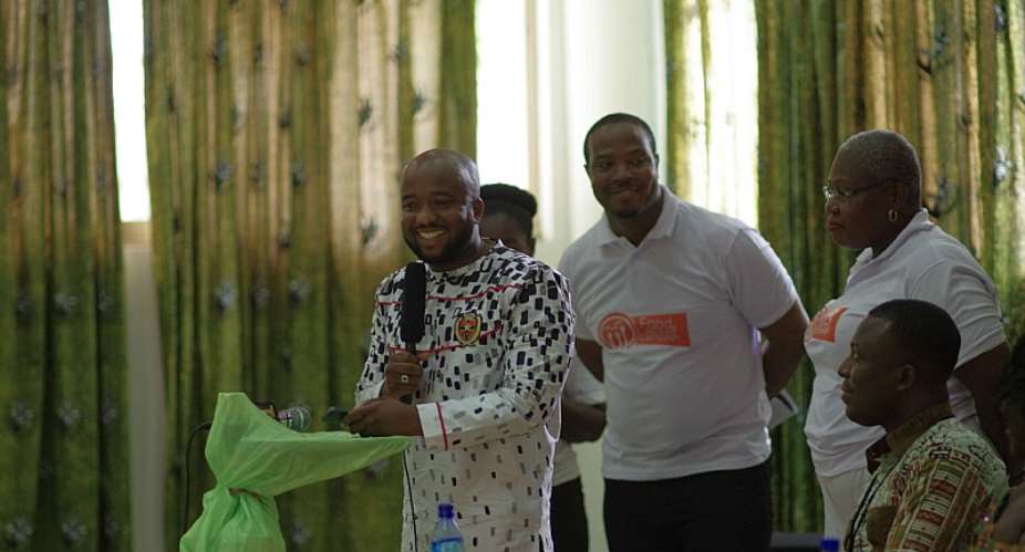 “waste Not! Want Not!! “says Trigmatic (food For All Ghana Goodwill Ambassador)