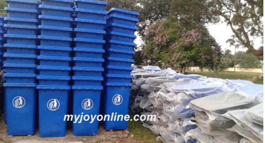 Gov't distributes 10,000 waste bins in Volta region