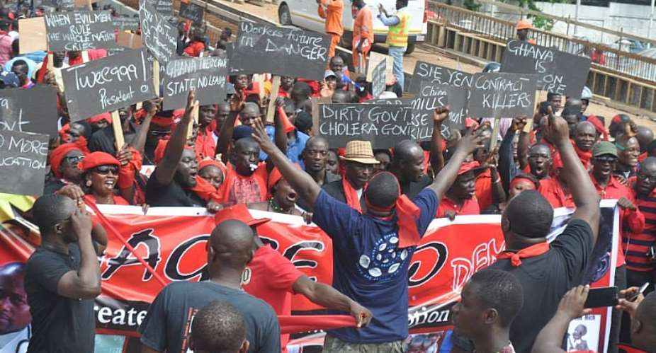 AFAG Demo: NPP Must Put Up Or Shut Up On Corruption!