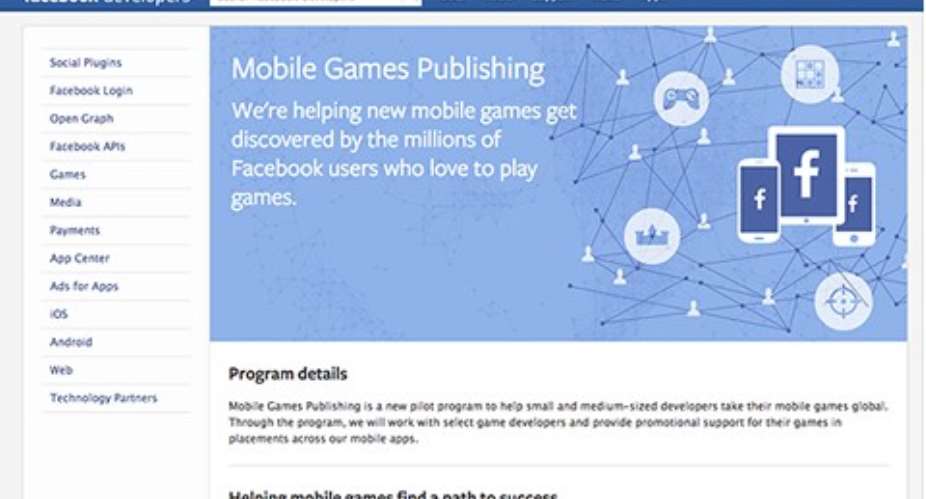 Mobile Games Publishing is Facebook's latest move to monetize its ever-growing mobile audience.