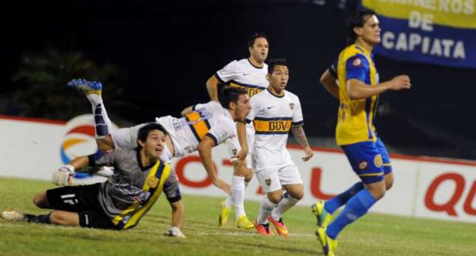 Copa Sudamericana: Deportivo Capiata 0 Boca Juniors 1 agg 1-1, 4-3 on penalties: Argentines reach quarters