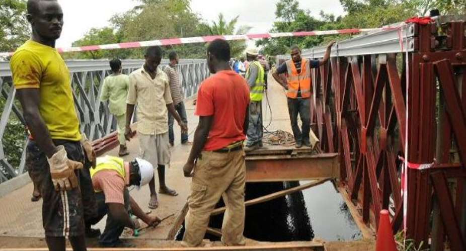ELLEMBELE DCE PULLS DOWN BRIDGES TO PREVENT NANA ADDO FROM CAMPAIGNING