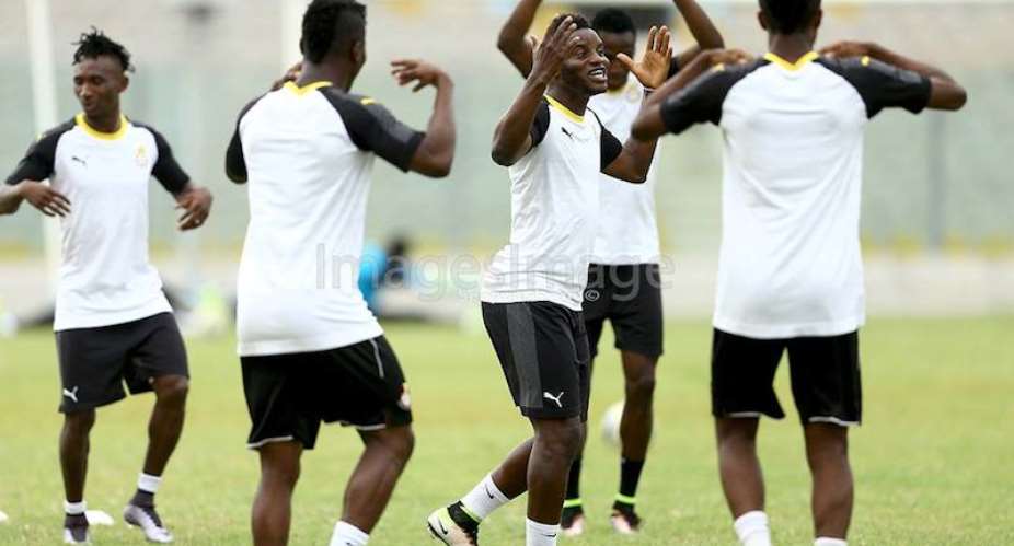 PHOTOS: Black Stars train at the Accra Sports Stadium ahead of Mauritius clash