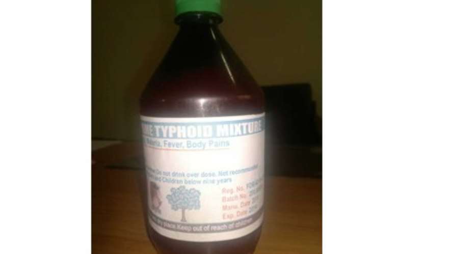 Hwehwe Nyame Typhoid Mixture