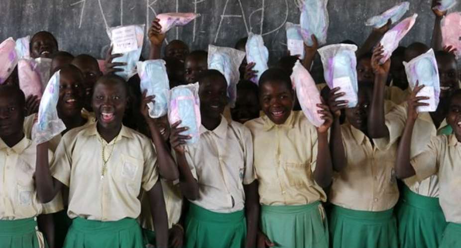Headmaster buys sanitary pads for school girls