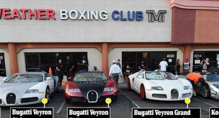 Mayweather Shows off His Cars
