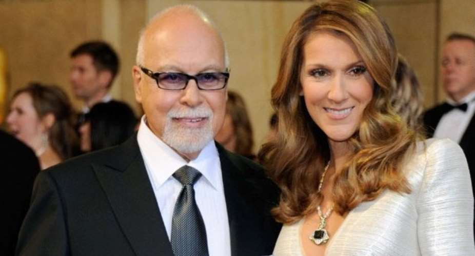 Celine Dion and husband Ren Anglil