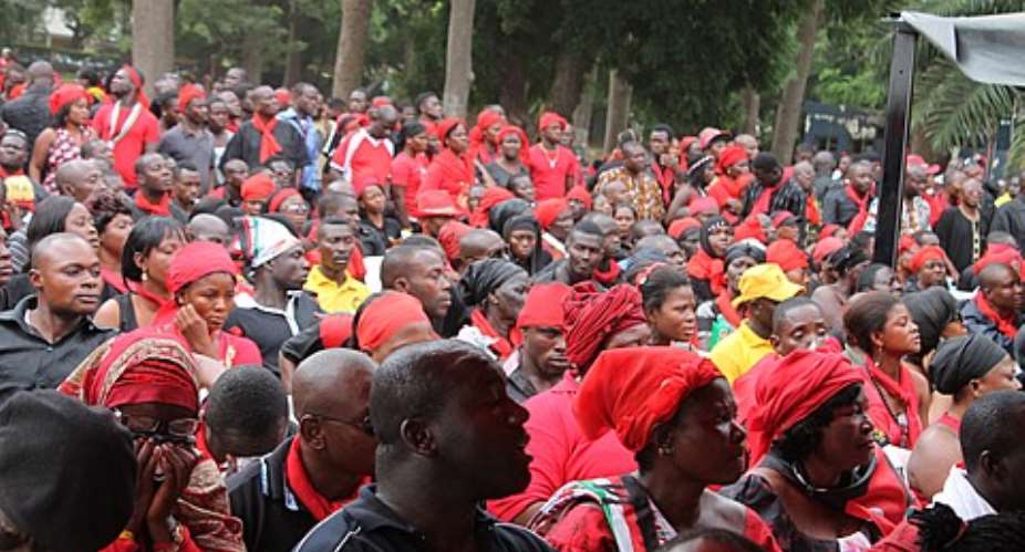Ghana wet with tears as citizens mark 1 week of Mills death