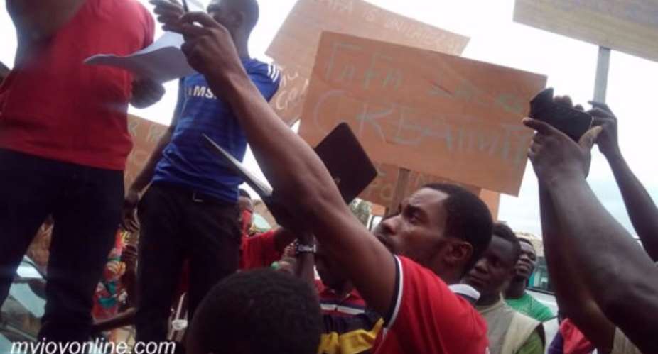 Irate NDC youth call for removal of North Tongu DCE