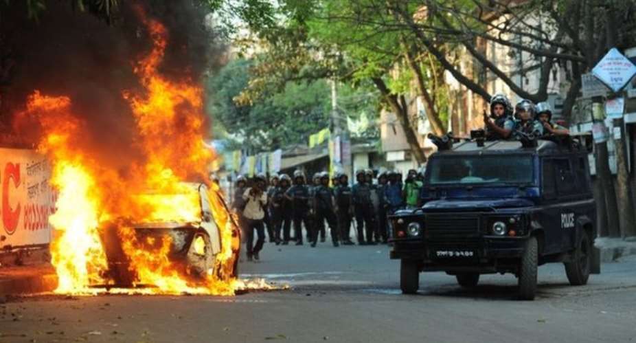 Clashes Have Broken Out In Cities Including The Capital, Dhaka