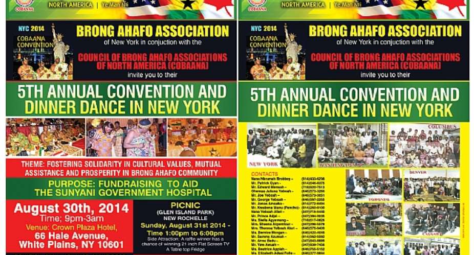Brong Ahafo Citizens In USA And Canada Meets In New York Labor Day Weekend