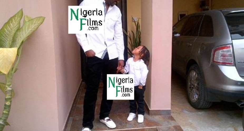 Peter Of P-Square Steps Out With Son, Cameron