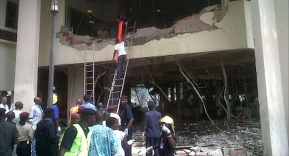 DEADLY BOMB BLAST ROCKS NIGERIA UN BUILDING