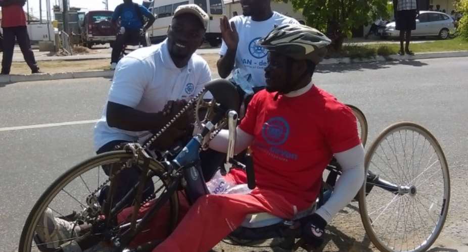Dan-de Van Paralympics Rocks Accra