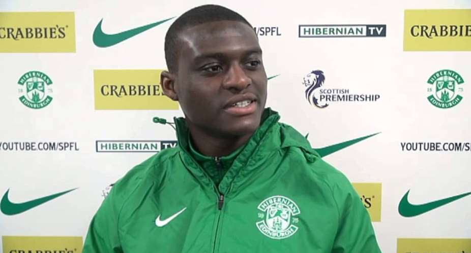 Daniel Boateng is thrilled with his debut for Hibernian