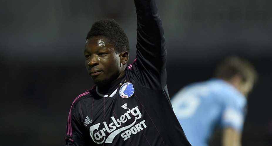 Ghanaian attacker Amankwaa scores to propel FC Copenhagen in Danish Cup