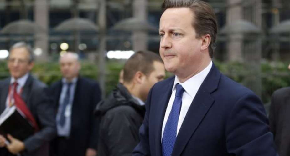 DAVID CAMERON BRITISH PRIME MINISTER