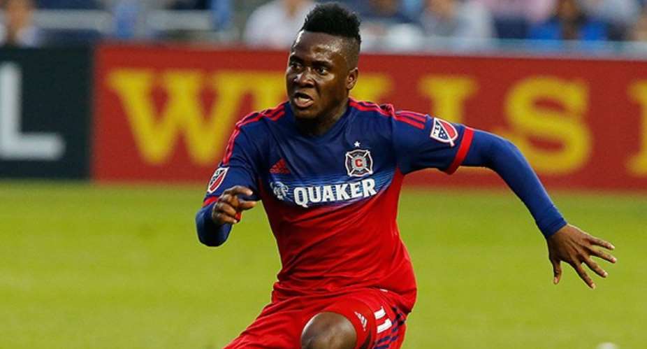 David Accam happy with Chicago Fire goal