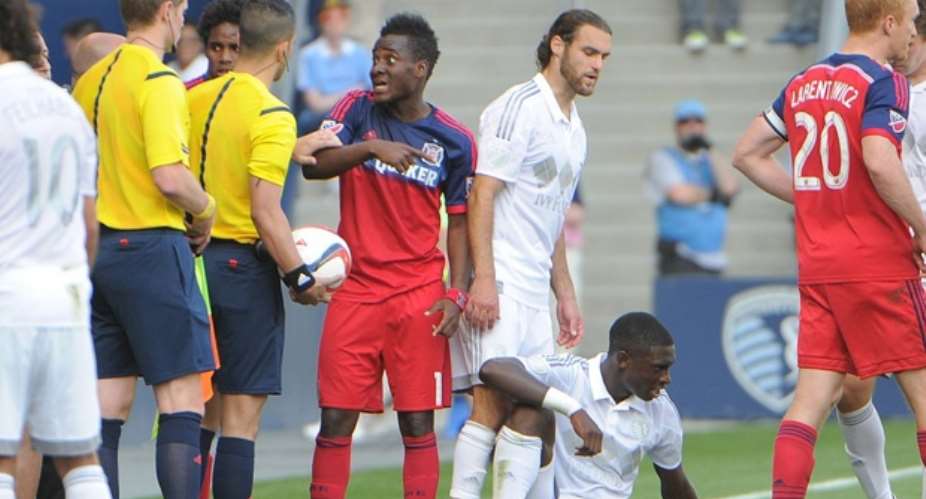 David Accam made suspension return to play for Fire