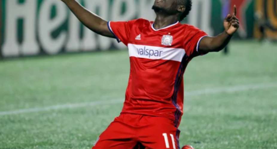 Ghana attacker David Accam makes injury return for Chicago Fire