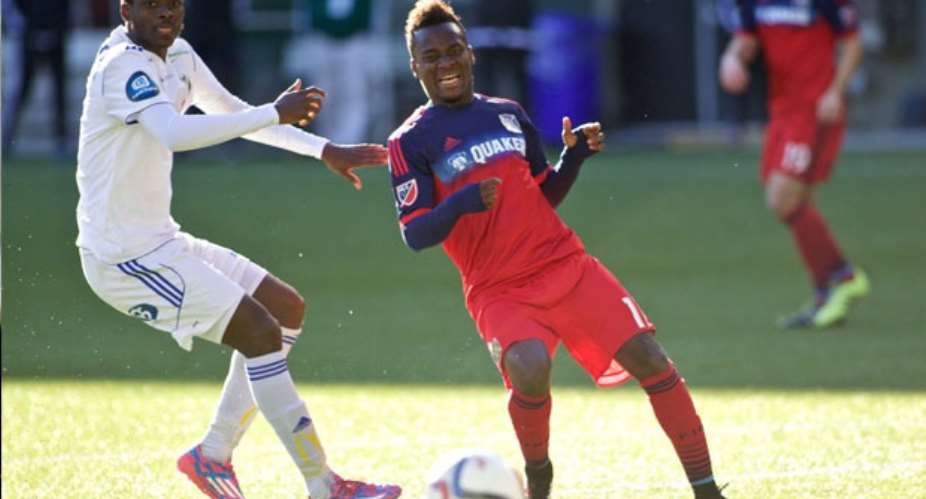 David Accam lasted the full game for Chicago Fire on Saturday