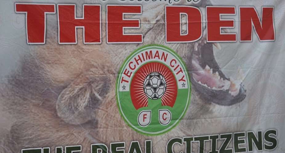Photos: Techiman City draw 1-1 with AshantiGold to maintain unbeaten home record
