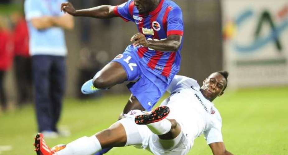 Dennis Appiah was impressive for Caen against Lyon